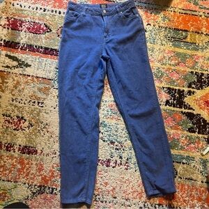 Urban Outfitters BDG Mom High Rise Corduroy Pants Blue Women Size 25